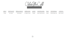 Tablet Screenshot of chloemccall.com